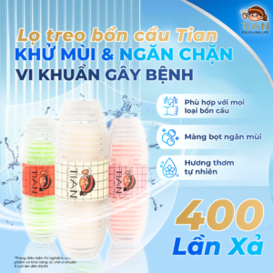 Lọ Treo Bồn Cầu TIAN Khử Mùi Toilet Diệt Khuẩn 99,9%